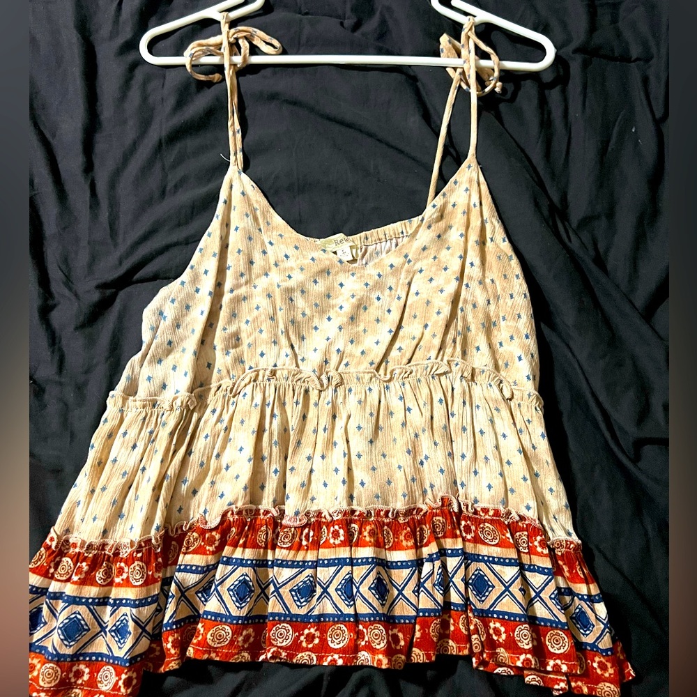 Pattern tank top